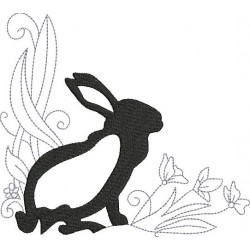 Stickdatei - Bunnies in the garden 5